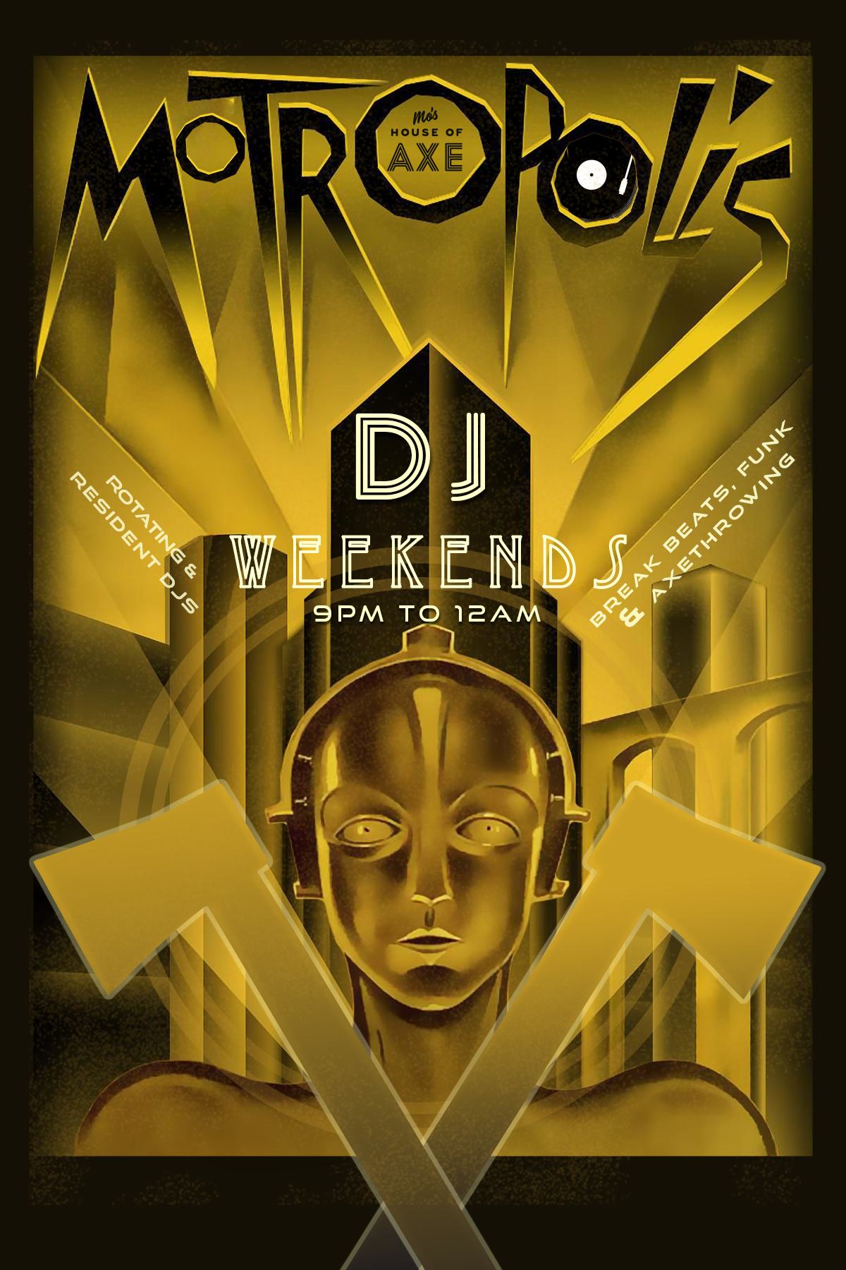 DJ Motropolis Nights at Mo's Mo's House Of Axe