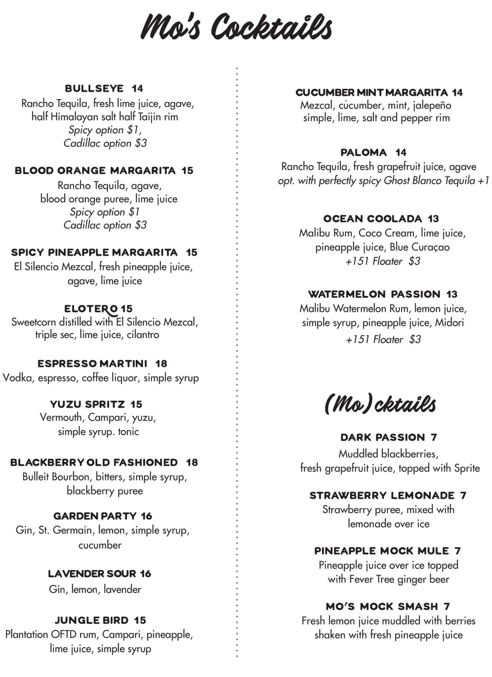 p6 Bar Menu Cocktails BAR BACK 113023 scaled